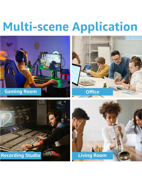 Paneles Acústicos Hexagonales Art3d 12 Pcs Triángulo Negro