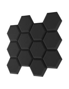 Paneles Acústicos Hexagonales TroyStudio 12 Pcs 35.1x30 cm