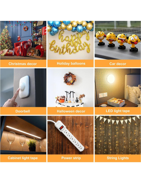 Cinta Doble Cara Sonicism 60 Unidades 35x35mm Transparente