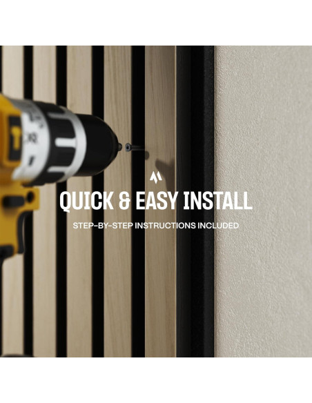 Paquete de 2 Paneles Acústicos de Madera COREMINDED 240x32 cm