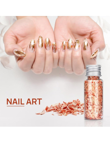 Hojuelas de Oro Comestibles FlyCoco - 3 Botellas Oro Rosa