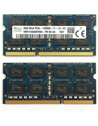 Memoria RAM SK Hynix 8GB PC3L 12800S 2Rx8 para Laptop
