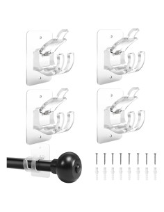 Soporte de Cortina Adhesivo Yeahxing 4PCS 9kg Sin Taladro