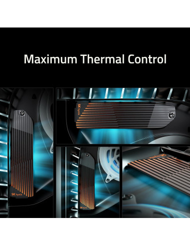 Disipador SK hynix Haechi H02 para SSD M.2 PS5 - Aluminio