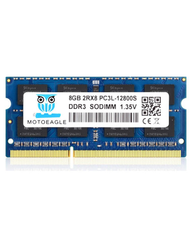 Memoria RAM 8GB DDR3L 1600MHz SODIMM Motoeagle 1.35V