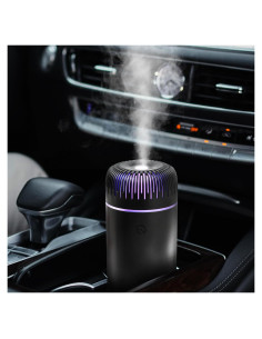 Difusor de Coche Genérico 100ML Ultrasonico USB Negro