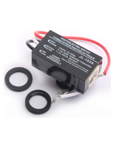 Interruptor Fotoeléctrico DEVMO Fotocélula Dusk to Dawn 120VAC