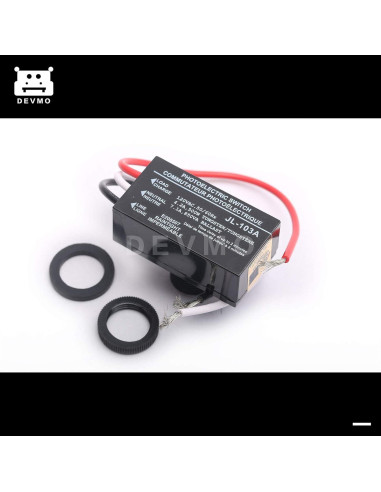 Interruptor Fotoeléctrico DEVMO Fotocélula Dusk to Dawn 120VAC