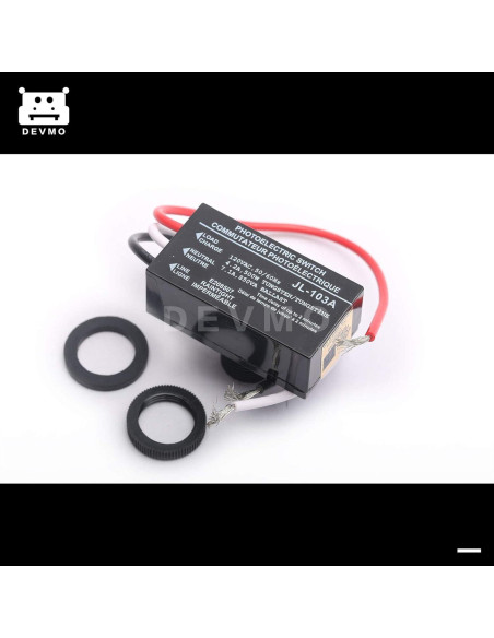 Interruptor Fotoeléctrico DEVMO Fotocélula Dusk to Dawn 120VAC