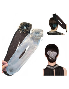 Fabricador de Moño Rizador de Flor RUGWUN 2pcs - Accesorios de Cabello