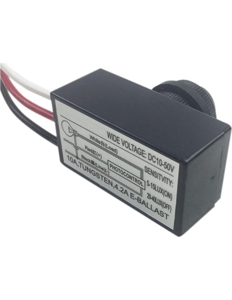 Interruptor Fotoeléctrico Proshopping 12V 24V 36V 48V 5A