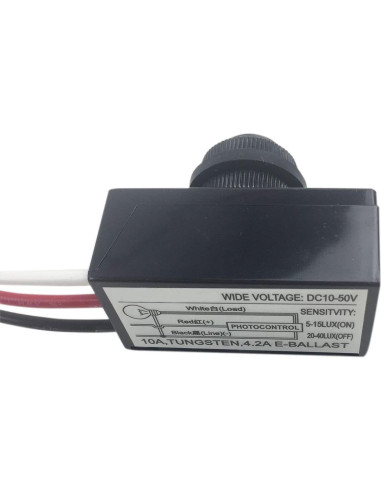 Interruptor Fotoeléctrico Proshopping 12V 24V 36V 48V 5A