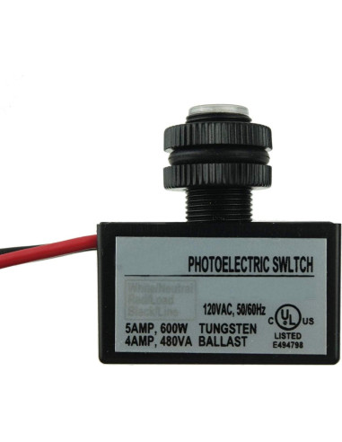 Interruptor Fotoeléctrico Proshopping 120V CA para Exterior
