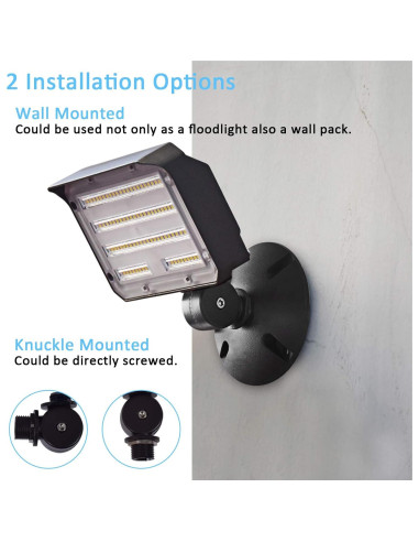 Luz de Inundación LED 30W SZGMJIA con Fotocélula 4050lm