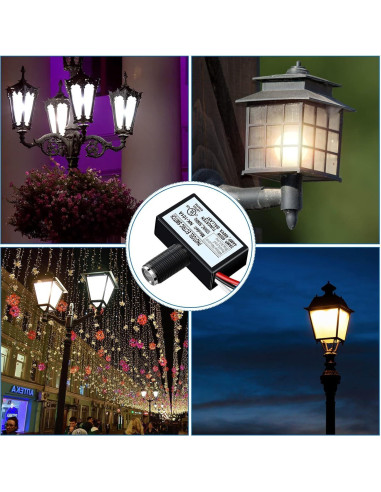 Paquete de 10 Interruptores de Luz con Sensor Fotoeléctrico 220V