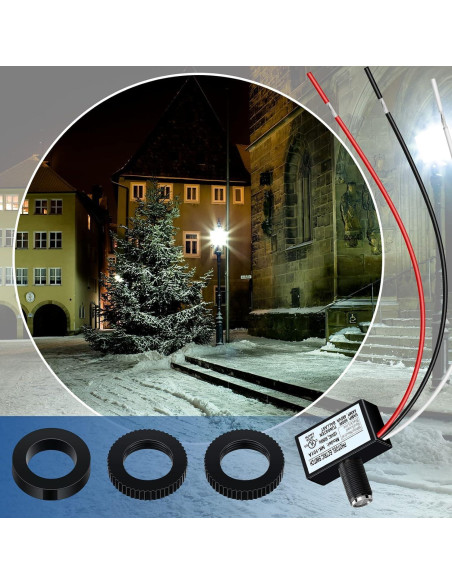 Paquete de 10 Interruptores de Luz con Sensor Fotoeléctrico 220V