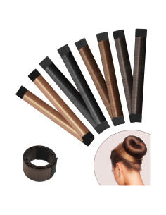 Fabricante de Moño para Cabello YANVIPERISK 4 Pcs Multicolor