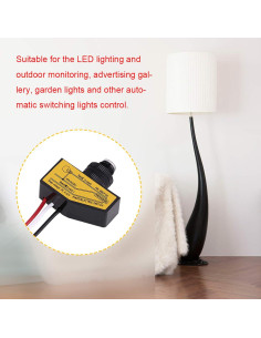 Interruptor Fotoeléctrico Automático SALALIS 12-50V 5A 2