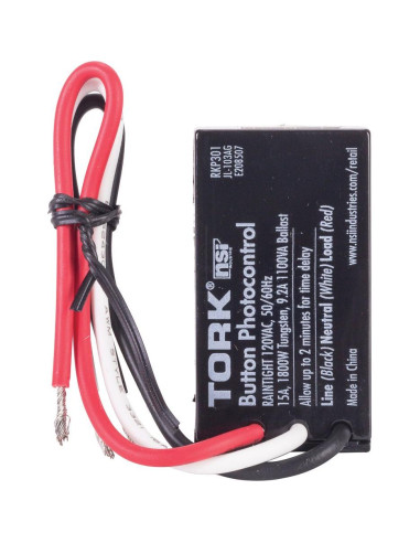 Control Fotocélula Exterior TORK RKP301 120V - Iluminación Automática