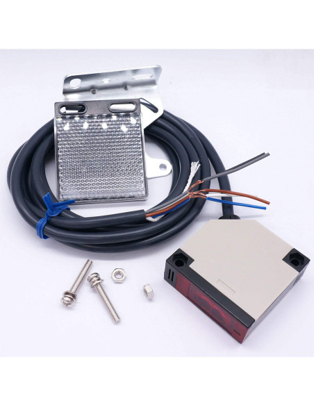 Sensor Fotoeléctrico Taiss E3JK-R4M1 12-240VDC 24-240VAC 3m