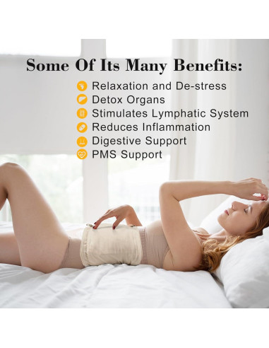 Compresa de Aceite de Ricino GLEFLE Ajustable 66-117 cm