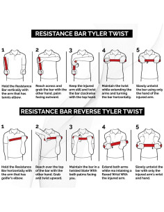 Barra de Resistencia AllPlay 25lbs para Rehabilitación de Codo 2