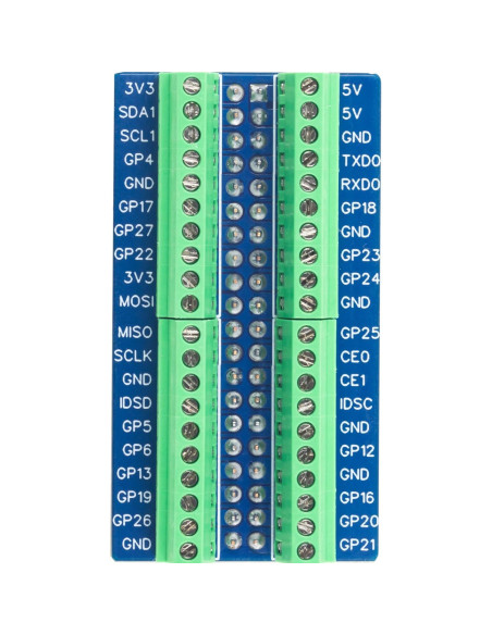 Placa de Conexión GPIO 40 Pines naughtystarts para Raspberry Pi