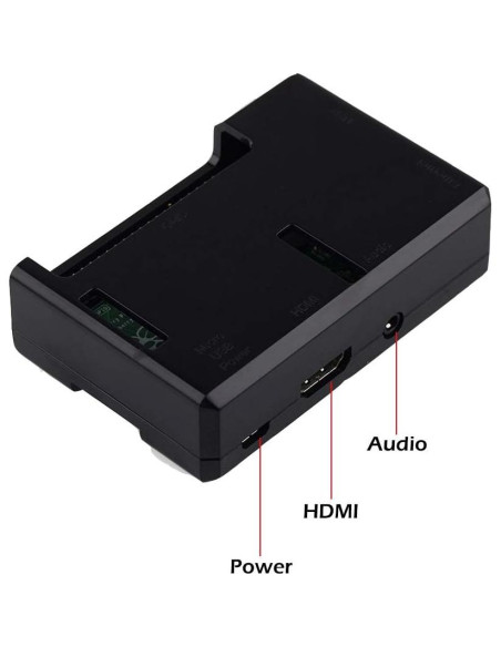 Caja Protectora ABS para Raspberry Pi 3B+/3B/2B - Negra