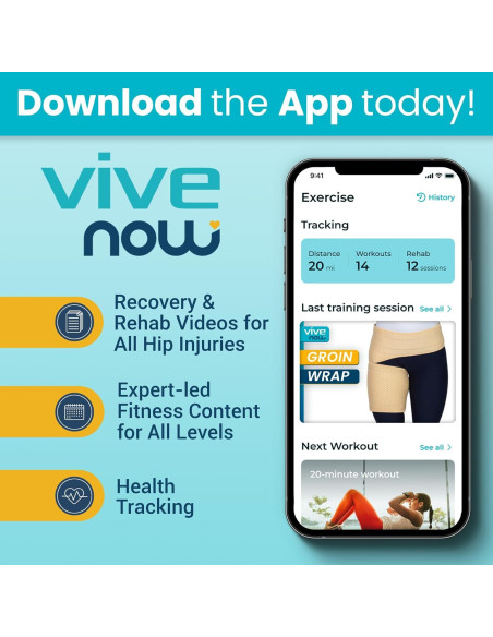 Faja de Cadera Vive para Alivio de Dolor y Lesiones - Unisex