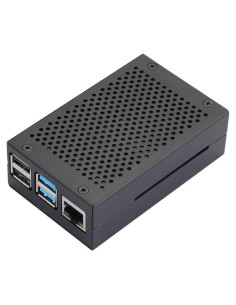 Caja de Aluminio Negra para Raspberry Pi 4 Modelo B