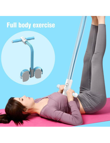 Entrenador Abdominal Pilarmuture con Banda de Resistencia Elástica