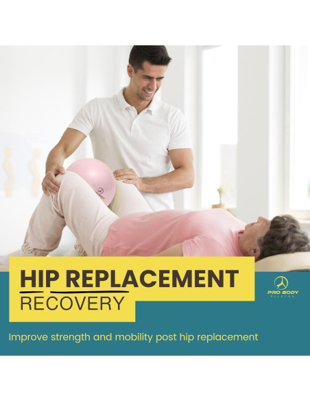 Pelota de Ejercicio ProBody Pilates 22.86 cm Rosa Anti-Explosión