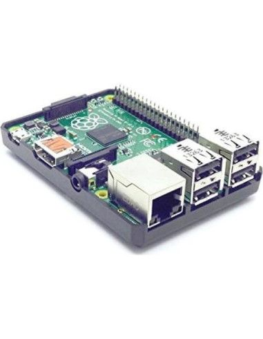 Carcasa Jet Black SB Components para Raspberry Pi 3 y 2