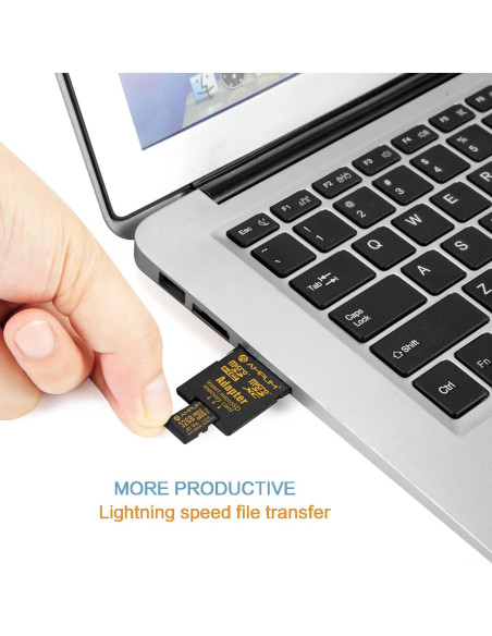 Tarjeta Micro SD Amplim 32GB Clase 10 UHS-I V10 con Adaptadores