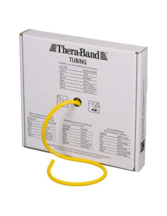 Tubo de Resistencia THERABAND Amarillo Delgado 1.36 kg 7.62 m