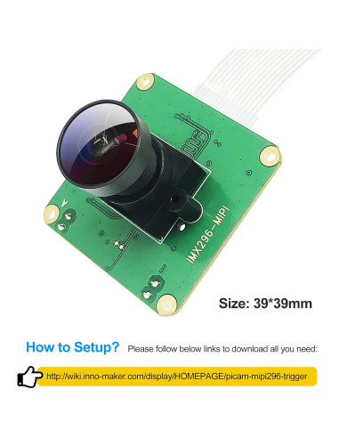 Módulo de Cámara Innomaker GS IMX296 1.58MP para Raspberry Pi