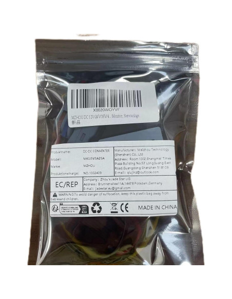 Convertidor Buck MZHOU 10-60V a 5V 3A IP67 para coche