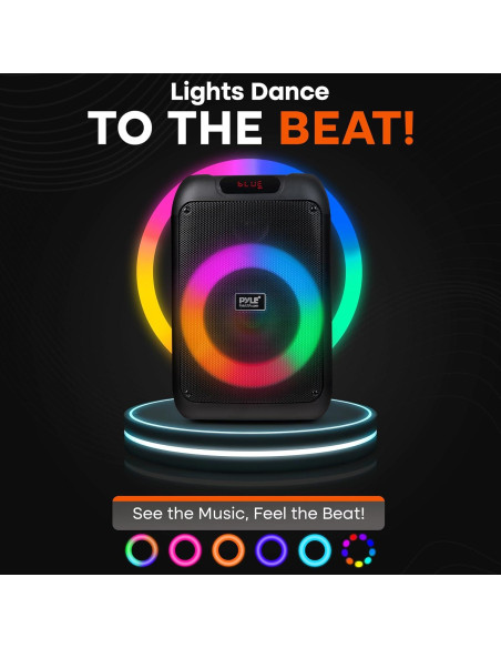 Altavoz Bluetooth Pyle PPHP8496BG 100W con Bolsa de Transporte