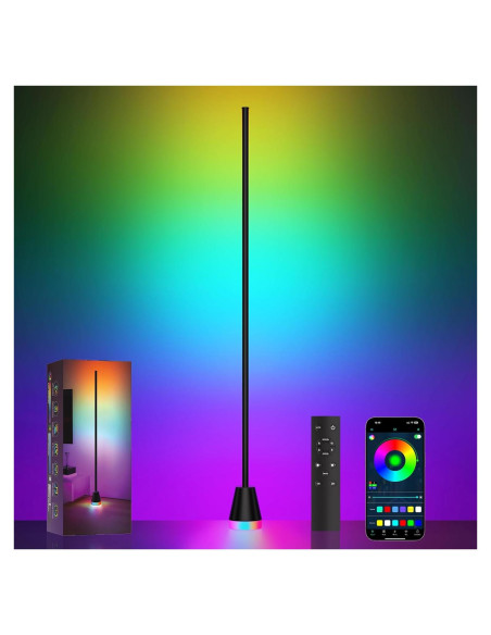 Lámpara de Pie RGB Inteligente KPEPIX - LED 1600 Lúmenes
