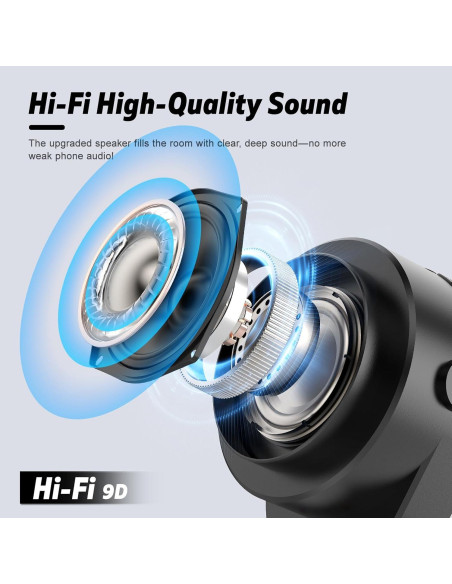 Altavoz Inalámbrico GIM 4 en 1 con Luz RGB y Soporte Ajustable