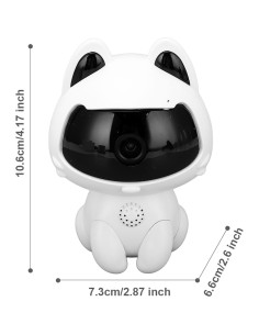 Cámara de Monitoreo Remota WALFRONT K9 1MP Detección Movimiento 2