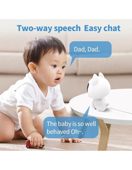 Cámara de Monitoreo Remota WALFRONT K9 1MP Detección Movimiento