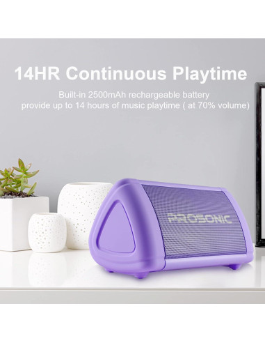 Altavoz Inalámbrico Bluetooth Prosonic BT3 10W Resistente al Agua