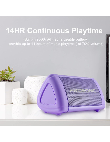 Altavoz Inalámbrico Bluetooth Prosonic BT3 10W Resistente al Agua