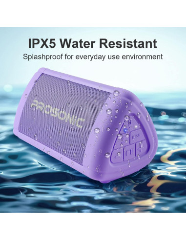 Altavoz Inalámbrico Bluetooth Prosonic BT3 10W Resistente al Agua