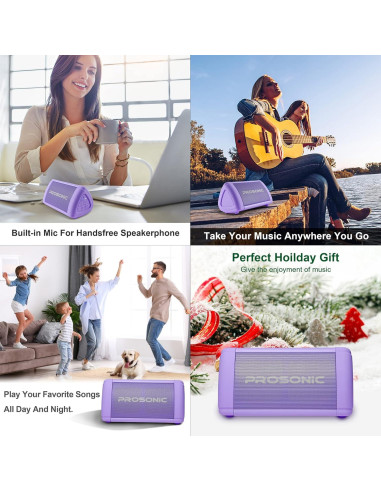 Altavoz Inalámbrico Bluetooth Prosonic BT3 10W Resistente al Agua