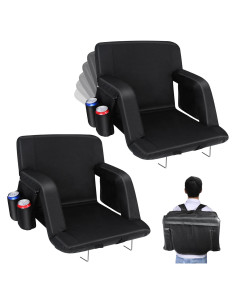 Sillas de Graderío Plegables PALATALA 2 Paquete con Respaldo