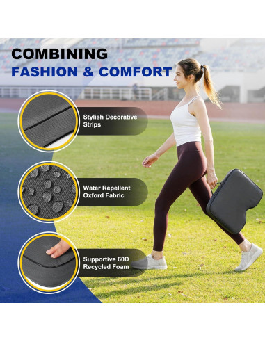 Cojines para Estadio FASTMOMENT - 2 Pcs Portátiles Acolchados