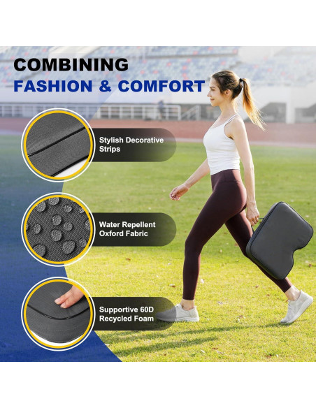 Cojines para Estadio FASTMOMENT - 2 Pcs Portátiles Acolchados