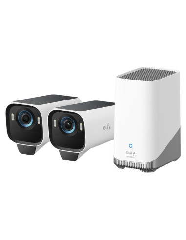 Cámaras de Seguridad eufyCam S3 Pro 4K Solar - Kit 2 Unidades